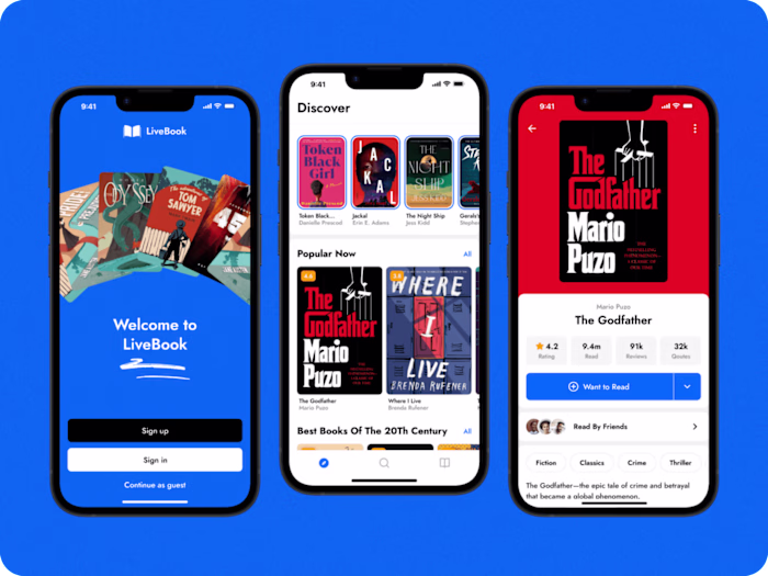 LiveBook - Mobile App