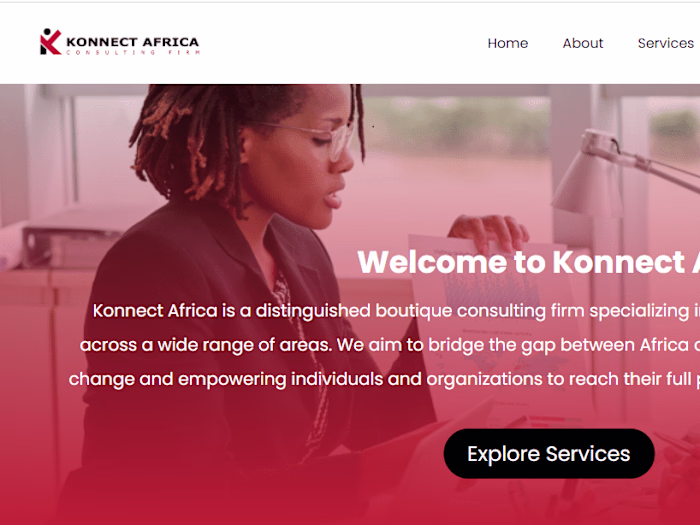 Building a Responsive Website: Konnect-Africa Web Development