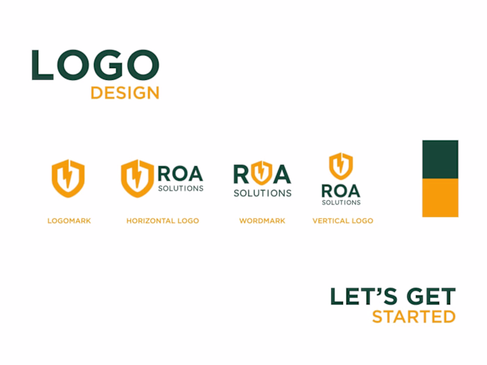 ROA Solutions - Electrical Services Logo Design