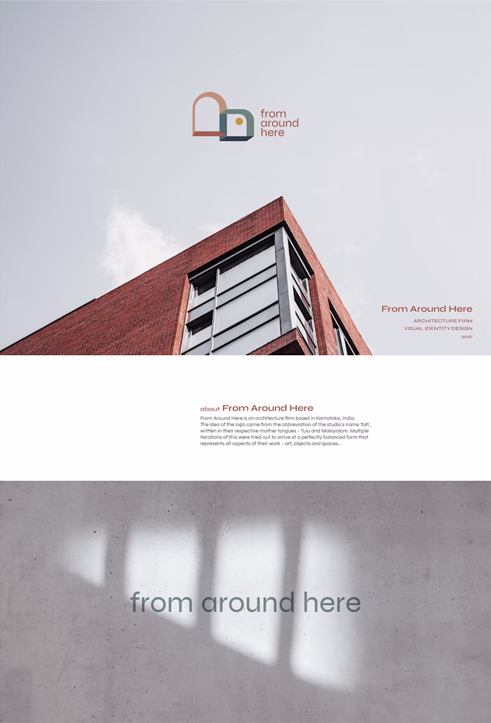 FAH - Architecture Firm Visual Identity Design on Behance
