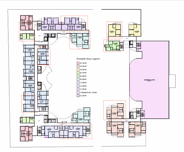 CO-HOUSING FLATS  LAYOUTS 