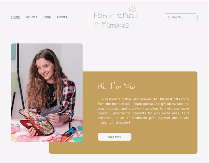 Blog Website Design :: Behance