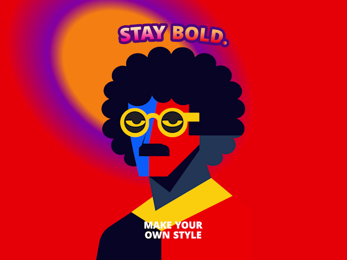 Exploring bold geometry and vibrant