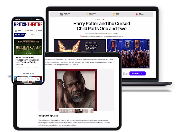 #1 Theatre news and tickets website in Britain - Moving from WP