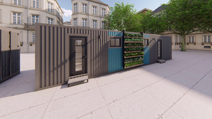 Urban Homeless Temporary Housing Proposal Design :: Behance