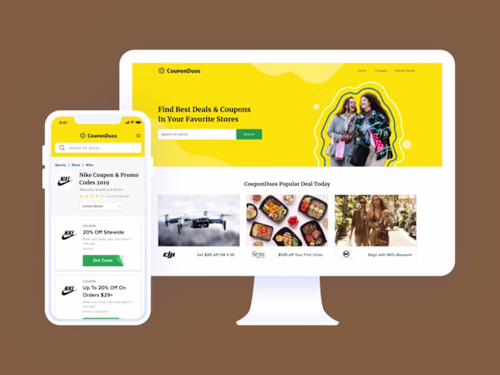 Coupon Website Redesign