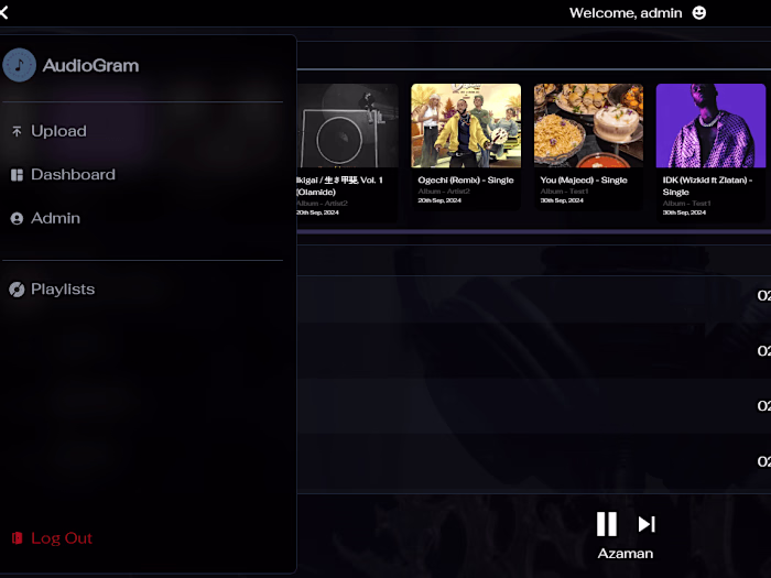 Serverless Music Streaming Platform {Backend}