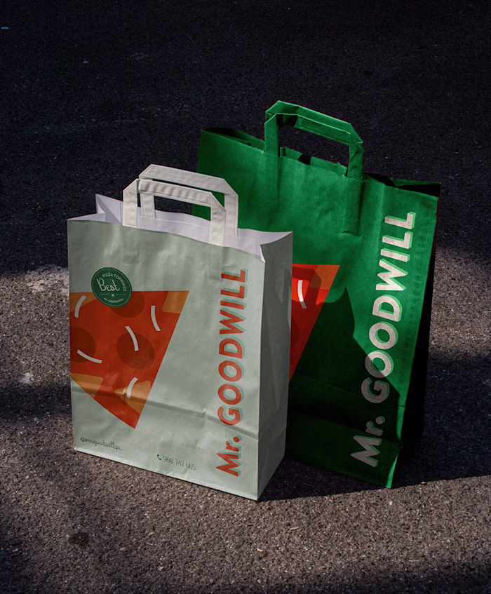 Mr. Goodwill Pizza — Brand & Packaging Design