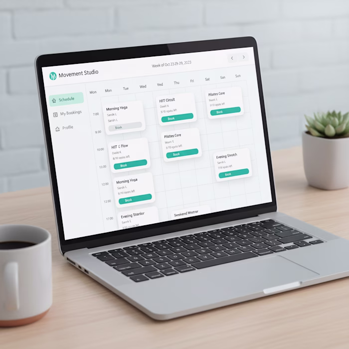 Booking Management System for Fitness Studio