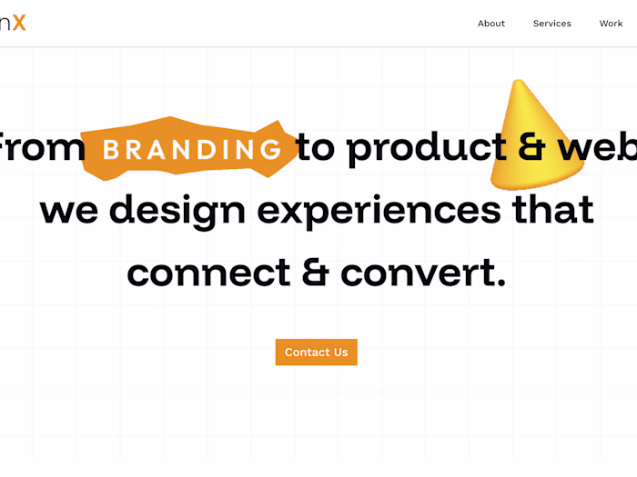 DesignX website
