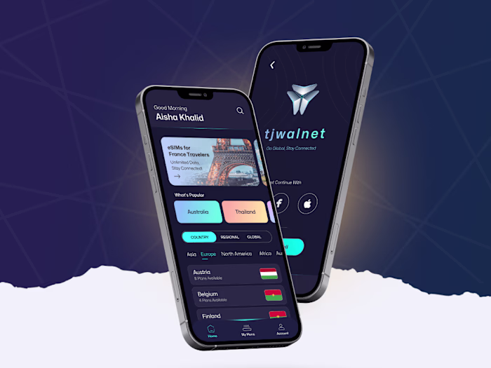 Tjwal Net - eSim Provider App