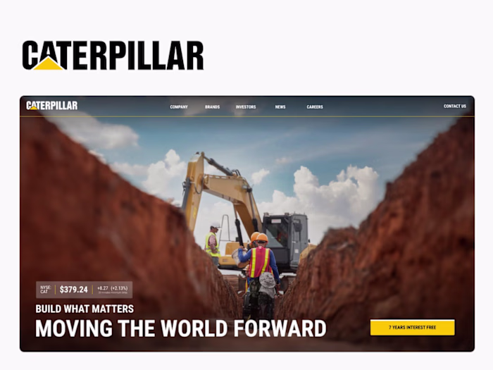 Caterpillar | Hero-Redesign