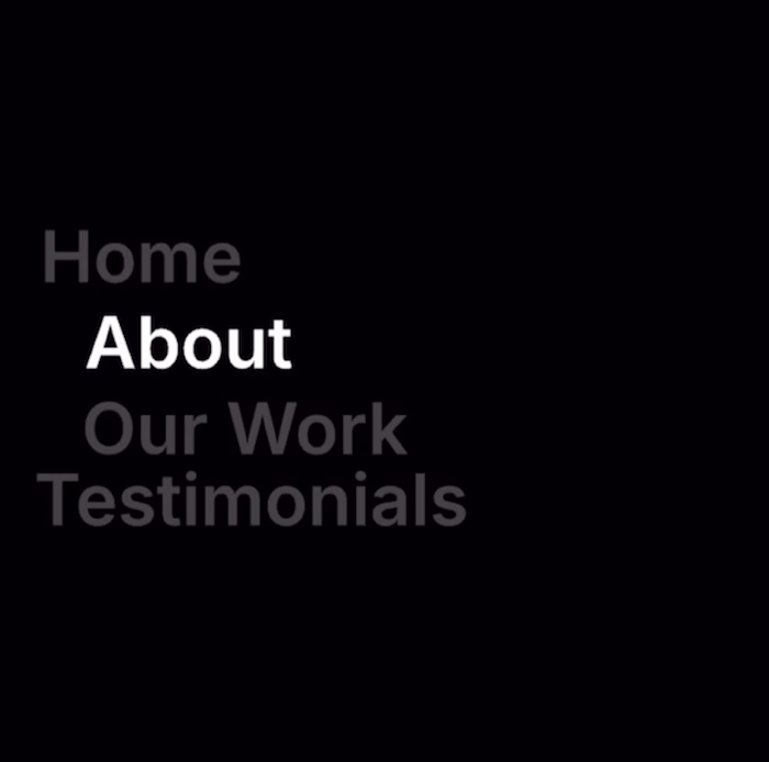 Navbar Interaction Design and Animation