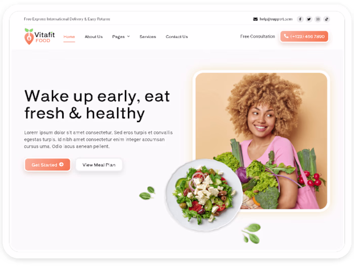 Food Blogging And E-Commerce website | WordPress | Elementor 