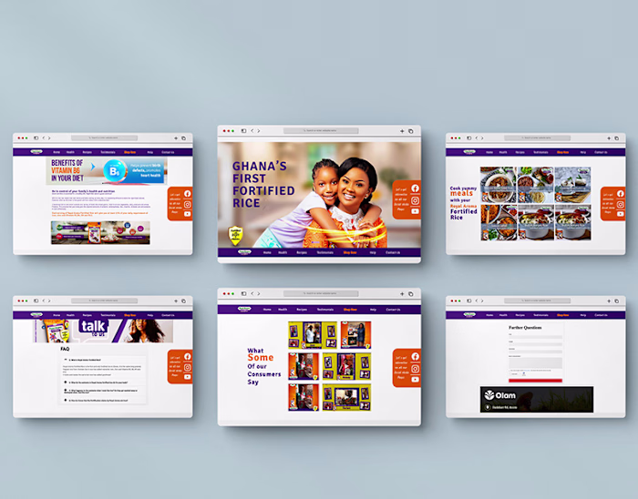 Royal Aroma micro site :: Behance