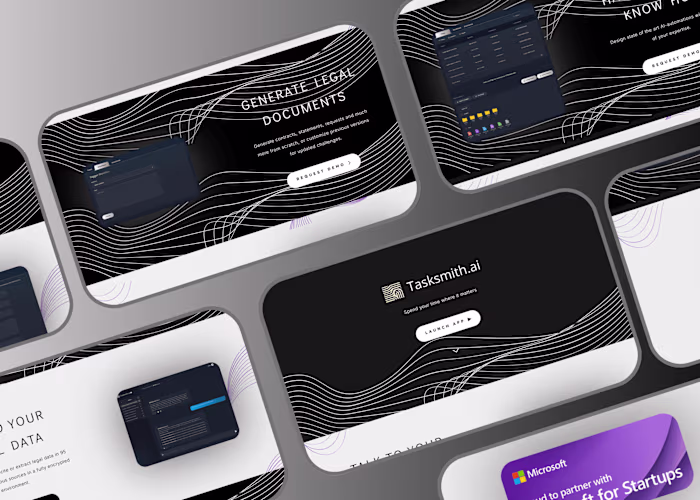 Tasksmith.ai:  Front-end React Development 