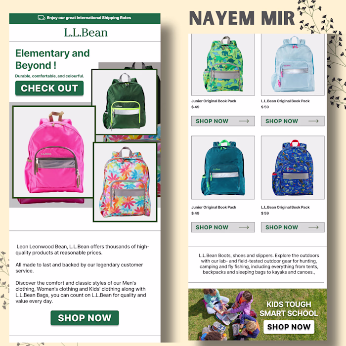 I'll do Email Template Design  Klaviyo and Mailchimp.