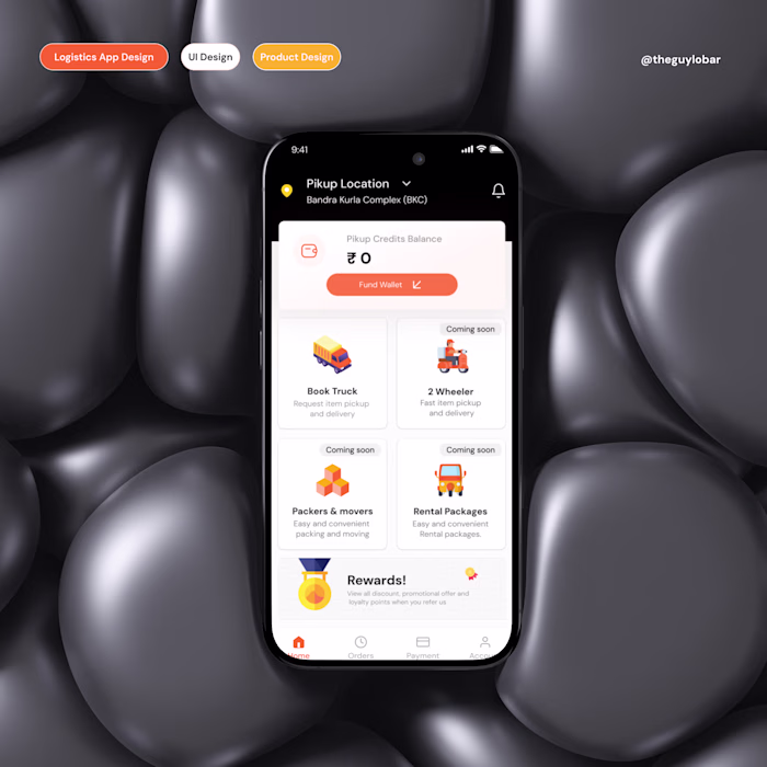 Logistics and Truck Hiring Mobile Application