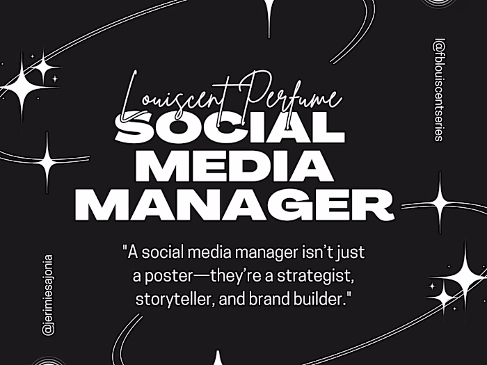 Social Media Marketer/Manager for Louiscent Perfume