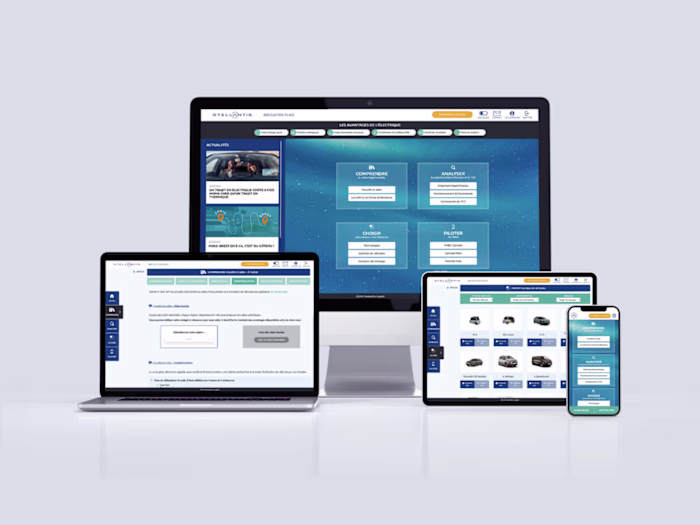 UX/UI Design for Stellantis' B2B Electric Place Platform