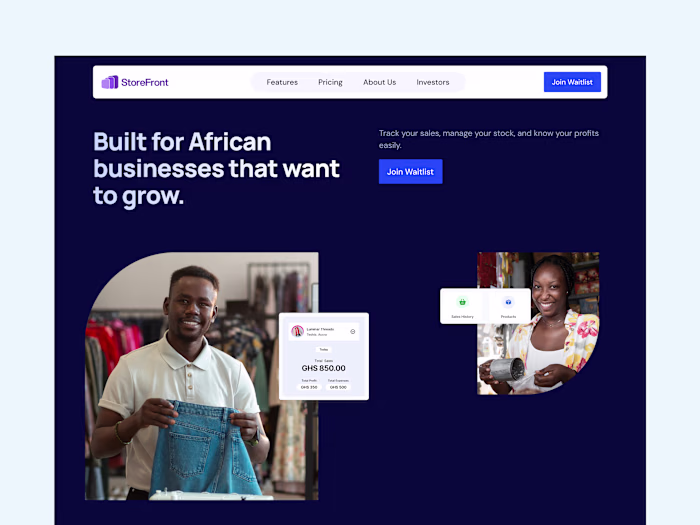 VBuy Storefront Website Development