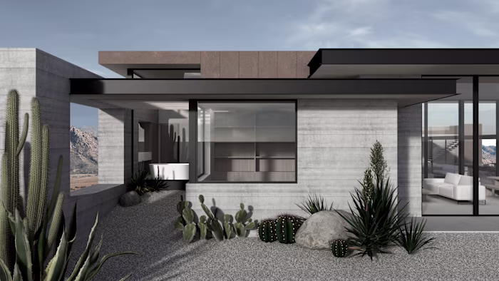 3D Renderings of Sedona Desert Home