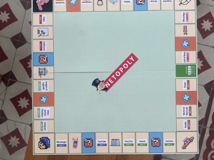 Netopoly boardgame