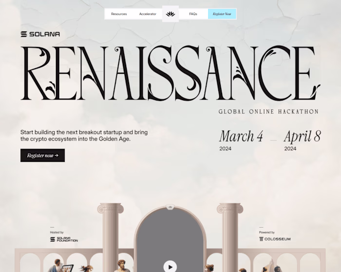 Renaissance Svelte and TailwindCSS