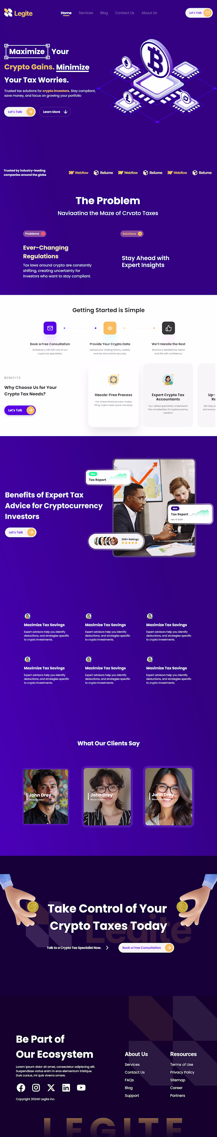 SAAS WEBSITE DESIGN & Prototype