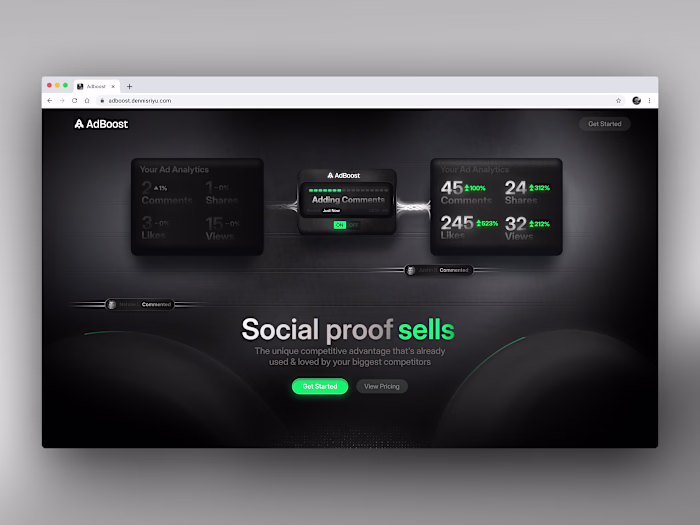 AdBoost - Website Design