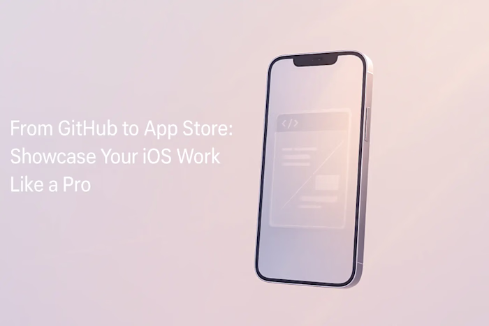 From GitHub to App Store: Showcase Your iOS Work Like a Pro