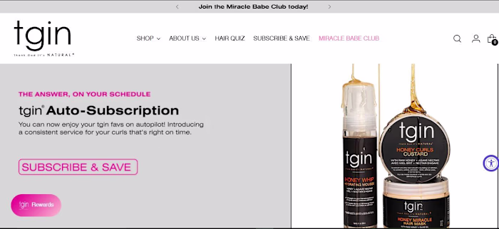 Thank God It's Natural (tgin) I developed a refined and purp...