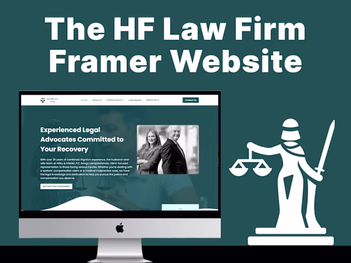 The HFLaw Firm | Framer Website