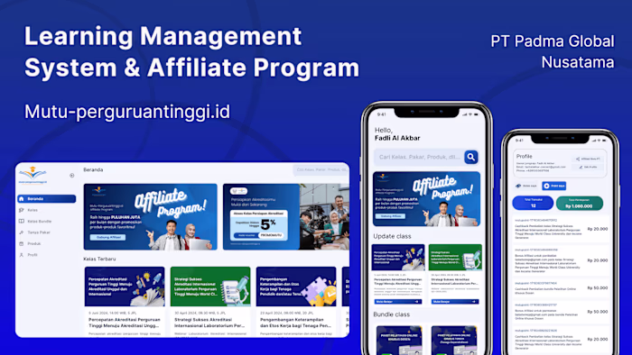 Learning Management System & Affiliate Program