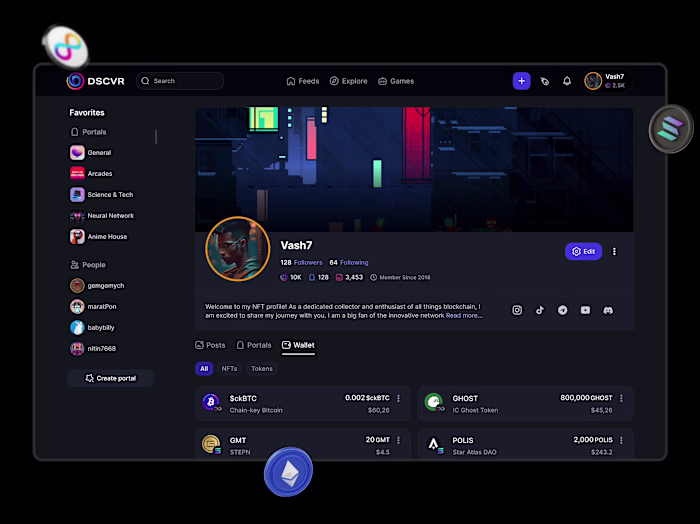 DSCVR - leading Web3 social network with the largest user base.