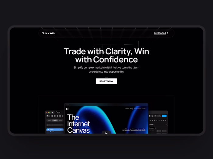Quick Win Trading Platform Website Design