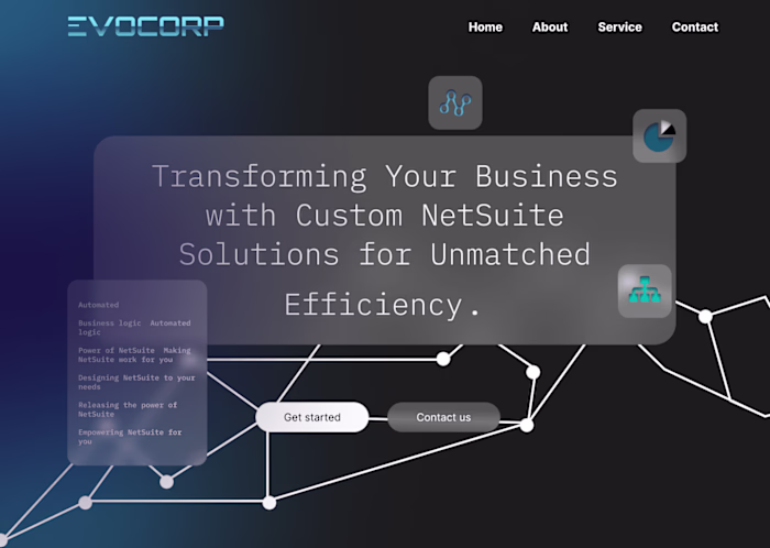 Landing Page Tech Company