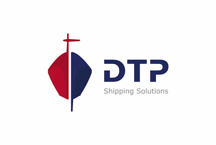 🛳DTP Shipping Solutions | Simple & Minimalist Logo Design