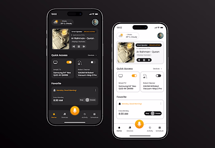 Smart Home App UI UX Design