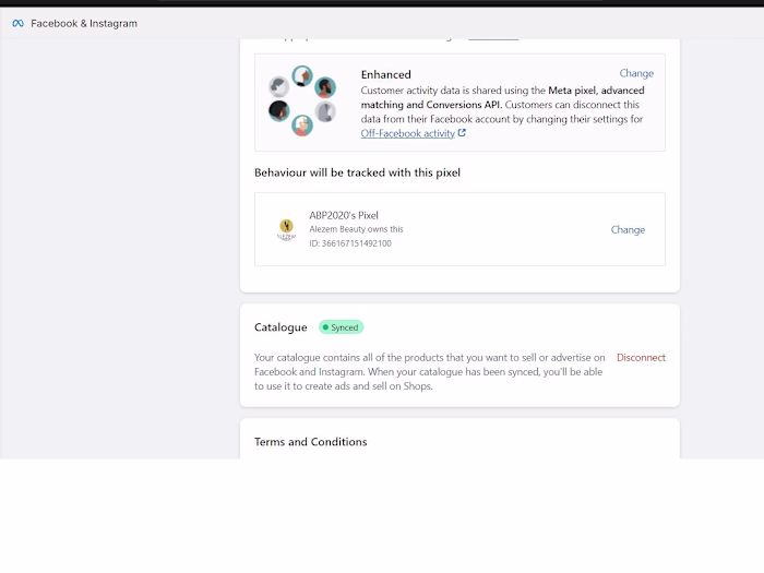 Product Catalogue Configuration for FB and   Google