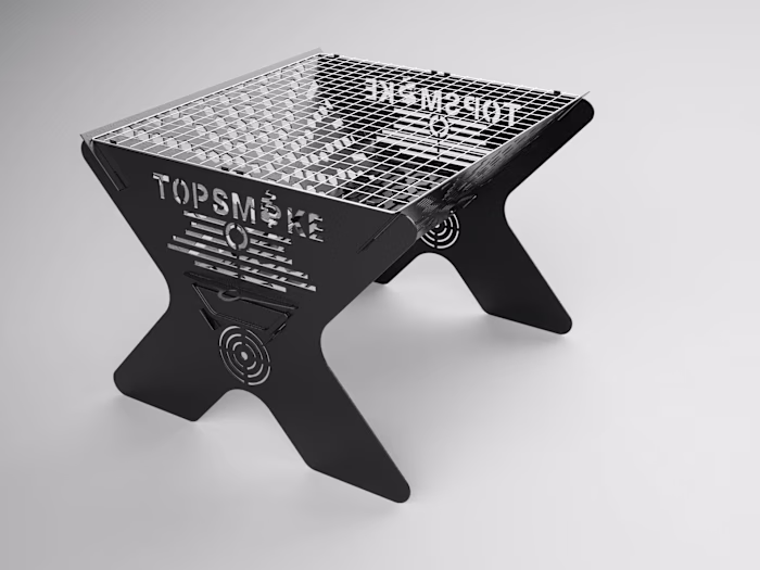 Portable Fire pit & BBQ Grill Design for Manufacturing 