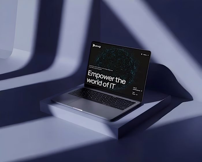 Custom Webflow site for IT recruitment agency Einvigi