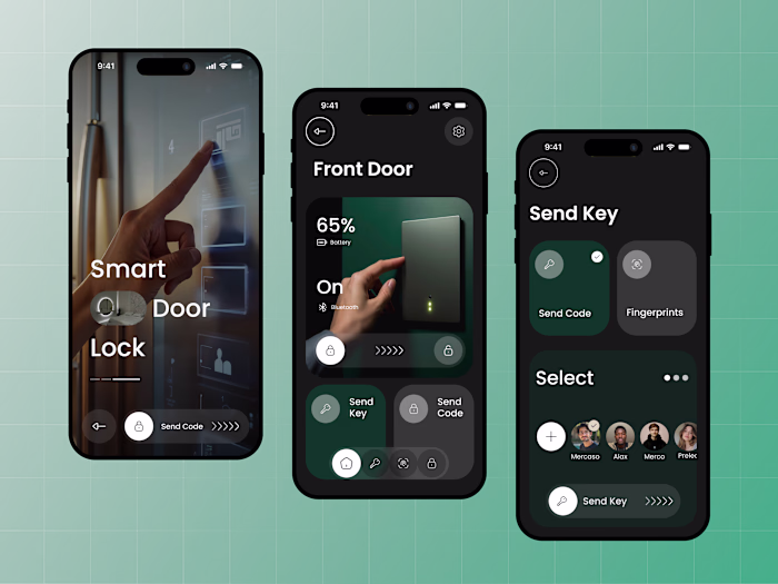 Smart Lock Mobile App Design