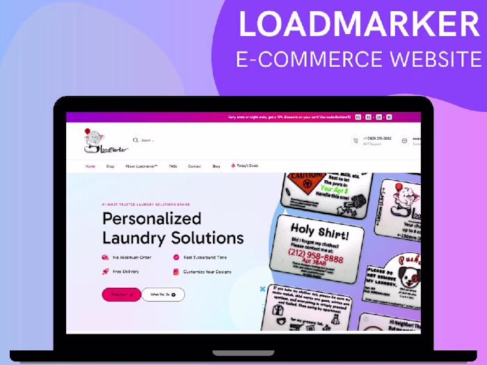 Just finished a website for a client E-Commerce Website Deve...