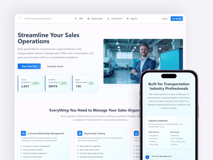 Commission Management System 