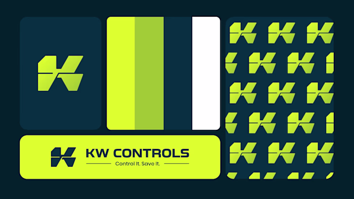 Logo and Brand Identity Design For KW Controls A renewable e...
