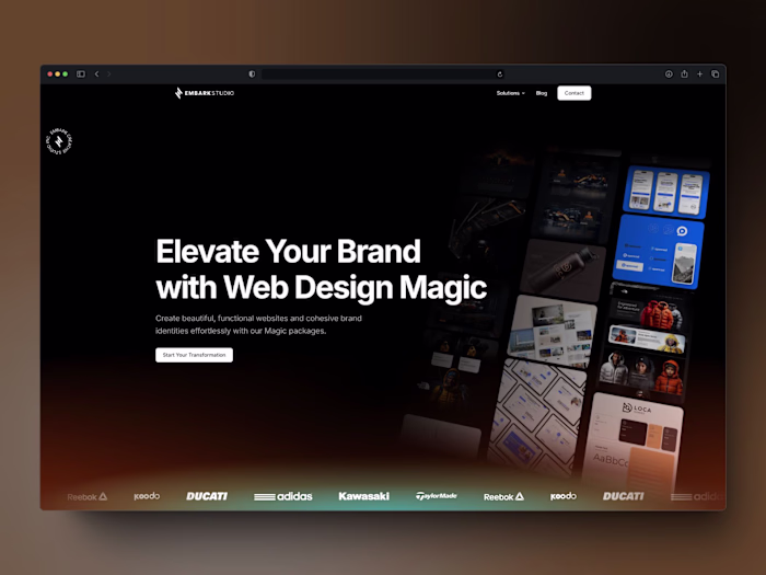 Embark Studio Inc - Framer Website Development