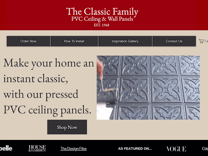 PVC Ceiling & Wall Panels & Down Pipes |The Classic Family| Bru…