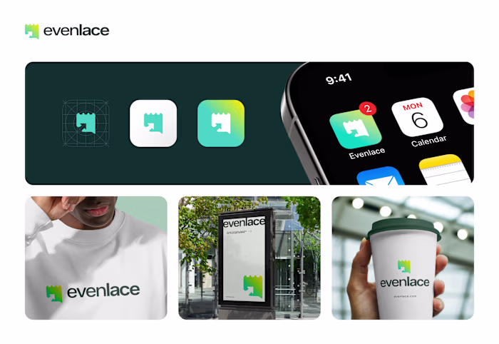 Nueva identidad visual para Evenlace, una plataforma de vent...