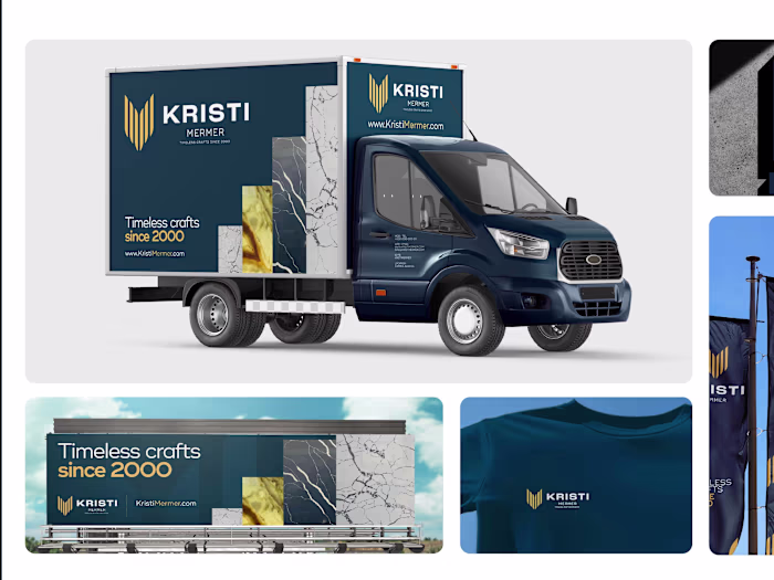 Kristi Marble Logo & Brand Identity